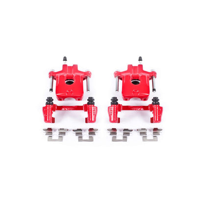 PowerStop Rear Red Calipers | 2005–2007 Toyota Avalon (S2696)