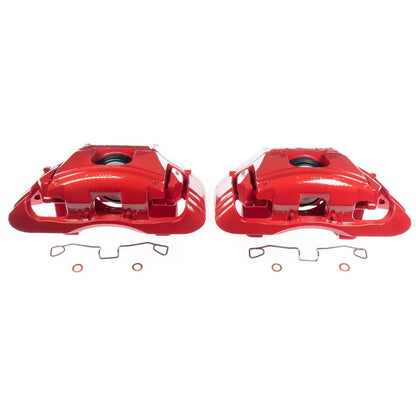 PowerStop Front Red Calipers | 2003–2004 Audi A6 (S2772)