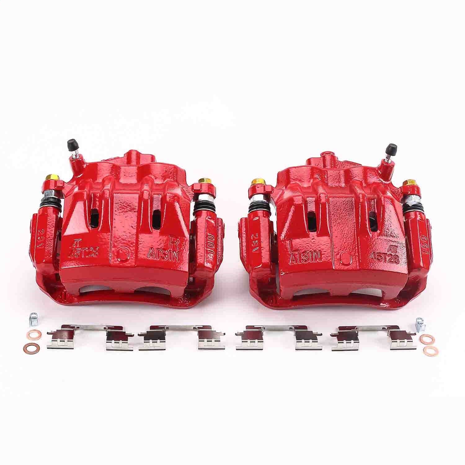 PowerStop Front Red Calipers | 2002–2003 Lexus ES300 (S2830)