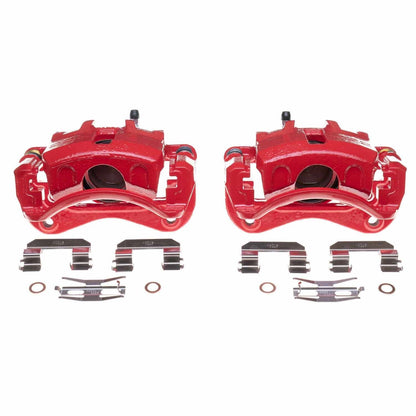 PowerStop Front Red Calipers | 2003–2005 Hyundai Elantra (S2848)