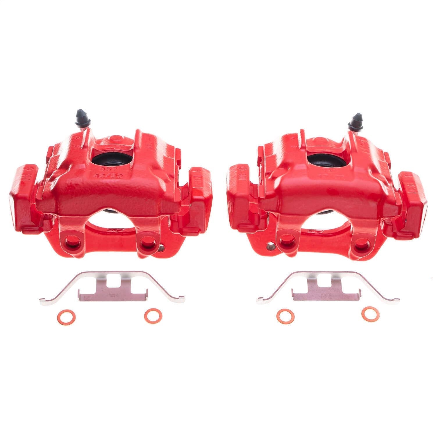 PowerStop Rear Red Calipers | 2004–2010 BMW X3 (S2888)