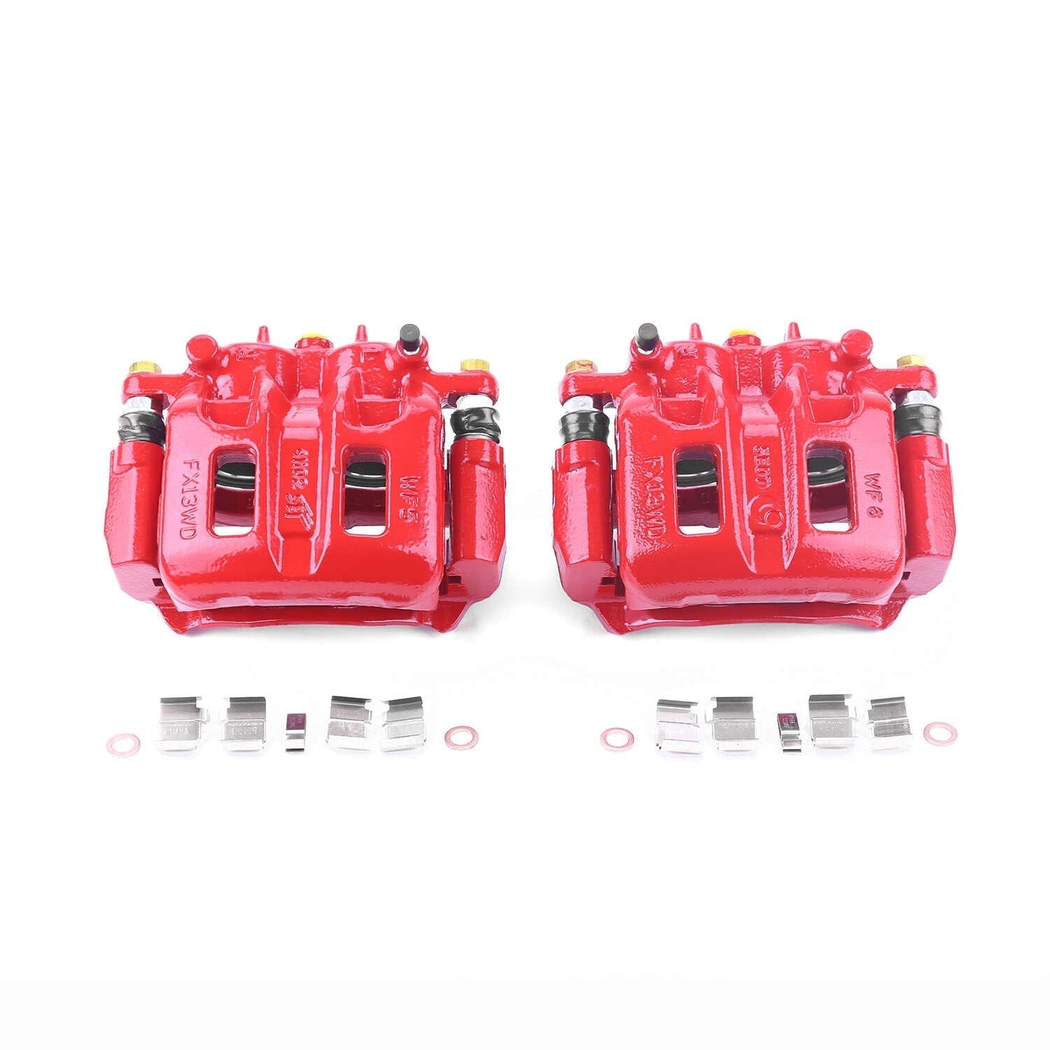 PowerStop Front Red Calipers | 2004–2011 Mitsubishi Endeavor (S2920)