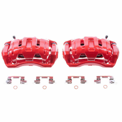 PowerStop Front Red Calipers | 2007–2012 Acura RDX (S2958)