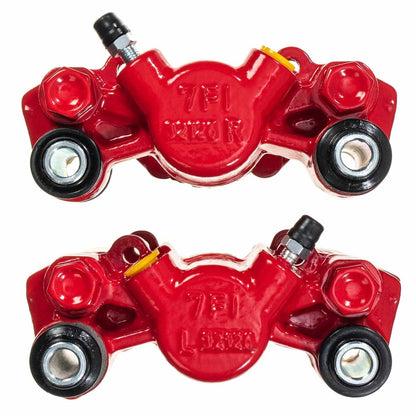 PowerStop Rear Red Caliper Pair | 2004–2005 Toyota RAV4 (S2970)