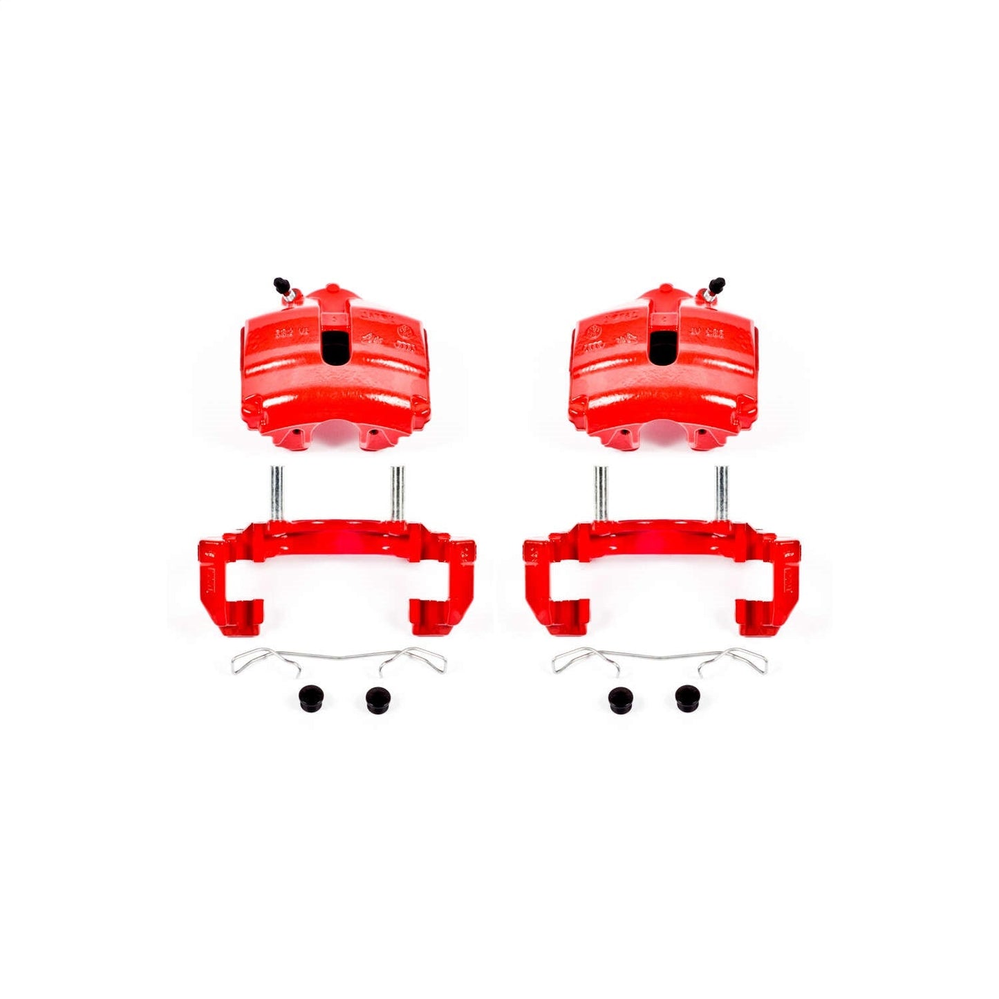 PowerStop Front Red Calipers | 2008–2009 Audi TT (S2974A)