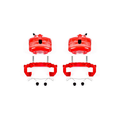 PowerStop Front Red Calipers | 2008–2009 Audi TT (S2974A)