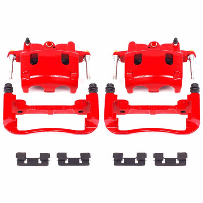 PowerStop Front Red Calipers | 2004–2006 Infiniti QX56 (S2982)
