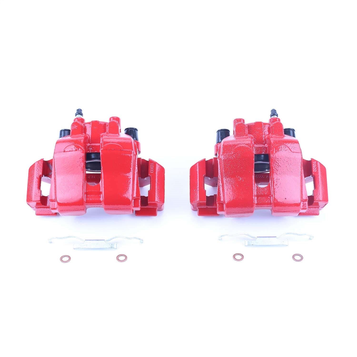 PowerStop Front Red Calipers | 2007–2012 Ford Escape (S3116)