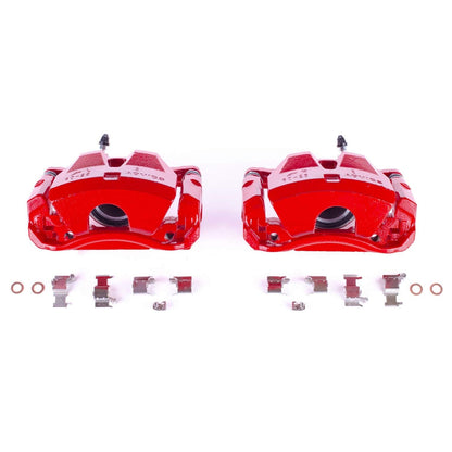 PowerStop Front Red Calipers | 2007–2010 Lexus IS250 (S3218)