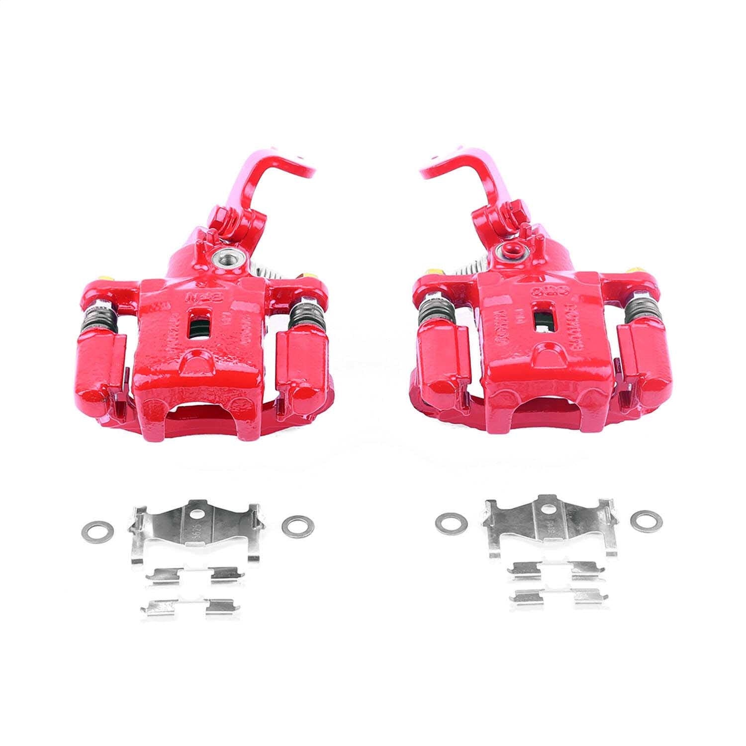 PowerStop Rear Red Calipers | 2005–2006 Hyundai Elantra (S3302)