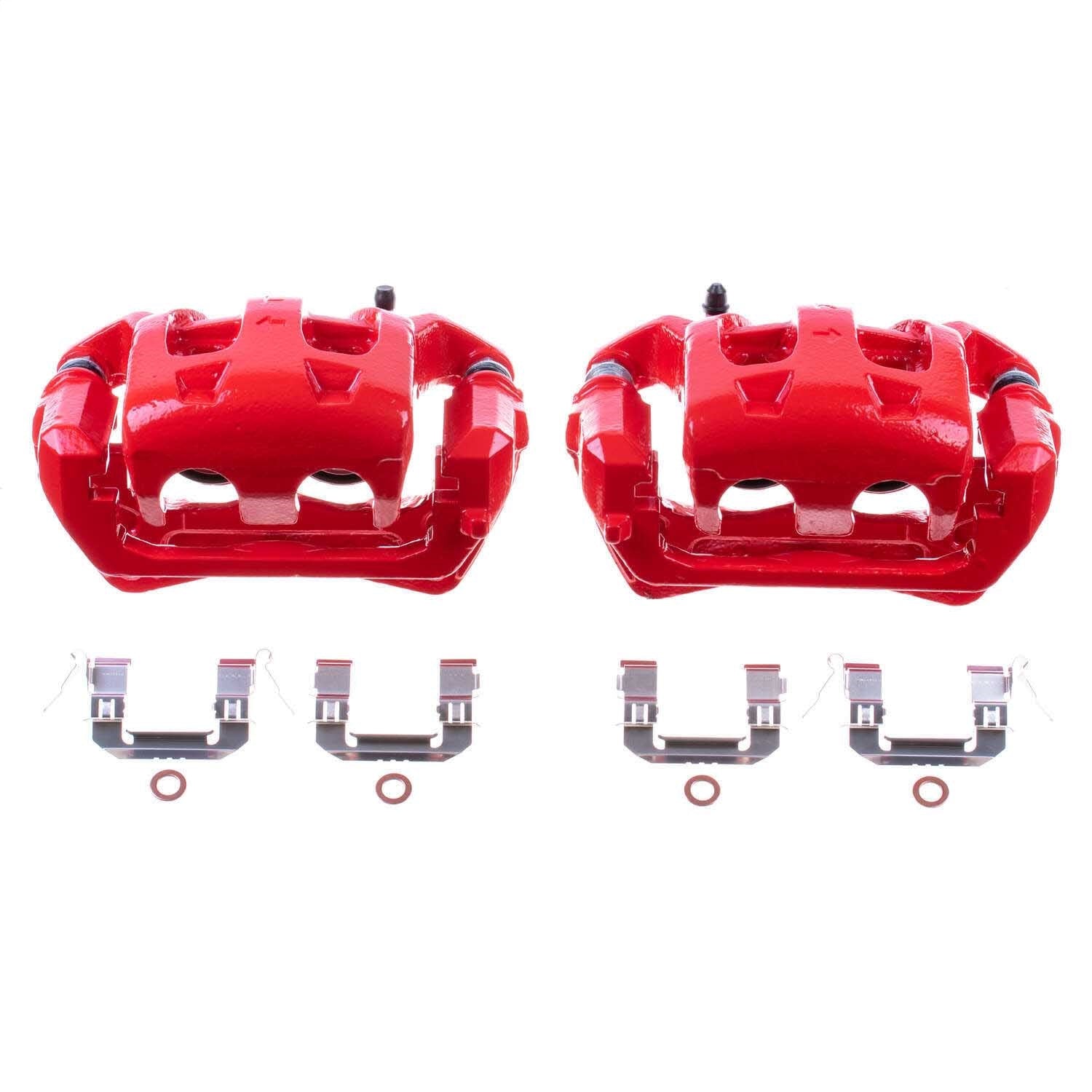 PowerStop Front Red Calipers | 2006–2012 Infiniti FX35 (S3310)