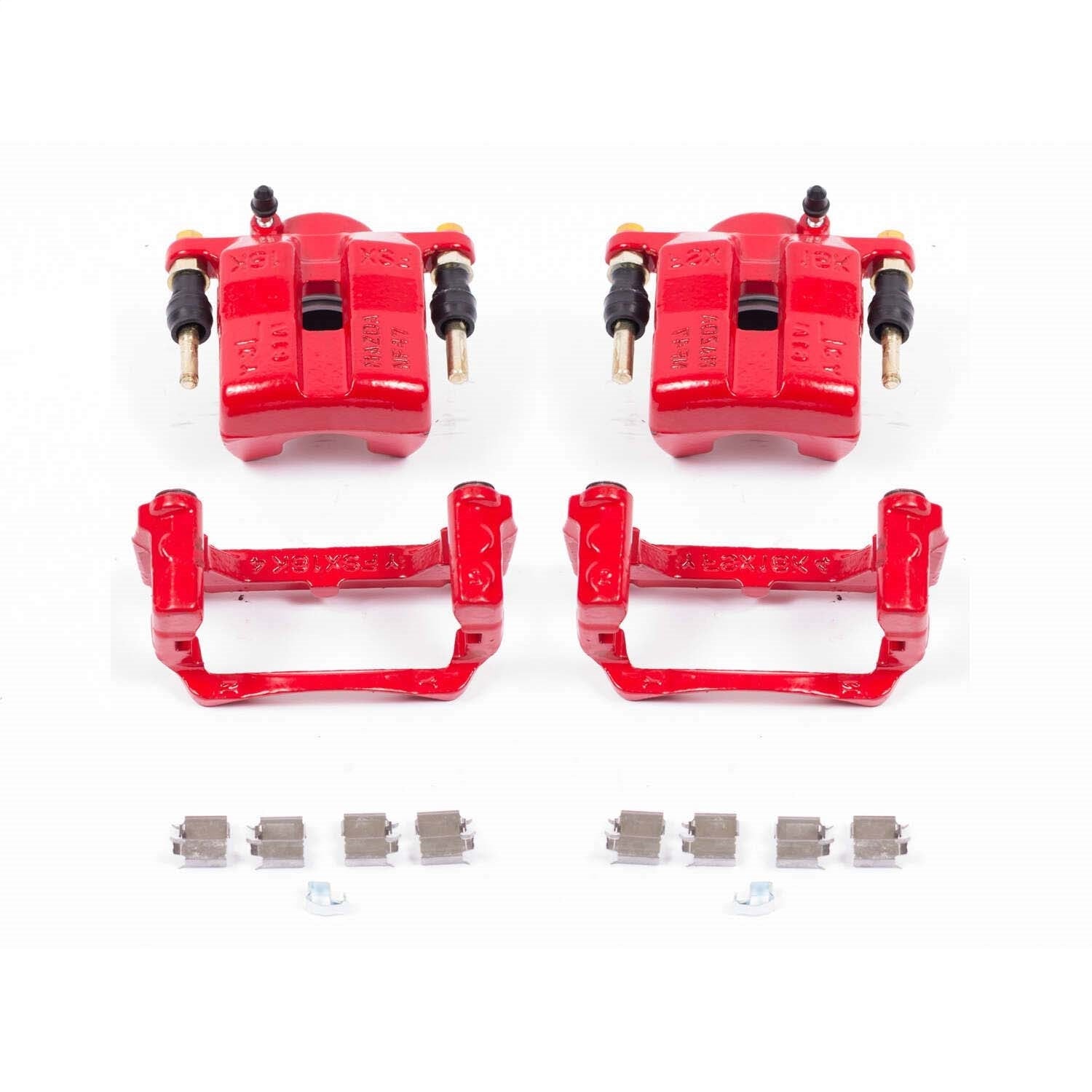 PowerStop Front Red Calipers | 2006–2015 Mazda MX-5 Miata (S3316)