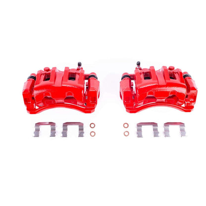 PowerStop Front Red Calipers | 2007–2012 Hyundai Veracruz (S3344)