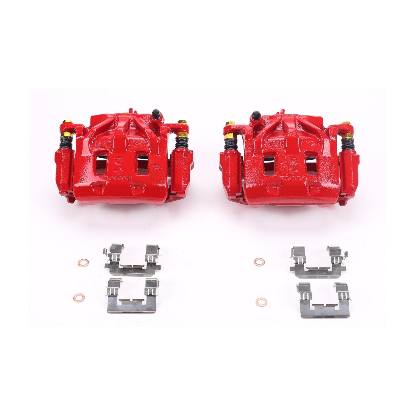 PowerStop Front Red Calipers | 2006–2007 Subaru B9 Tribeca (S3348)