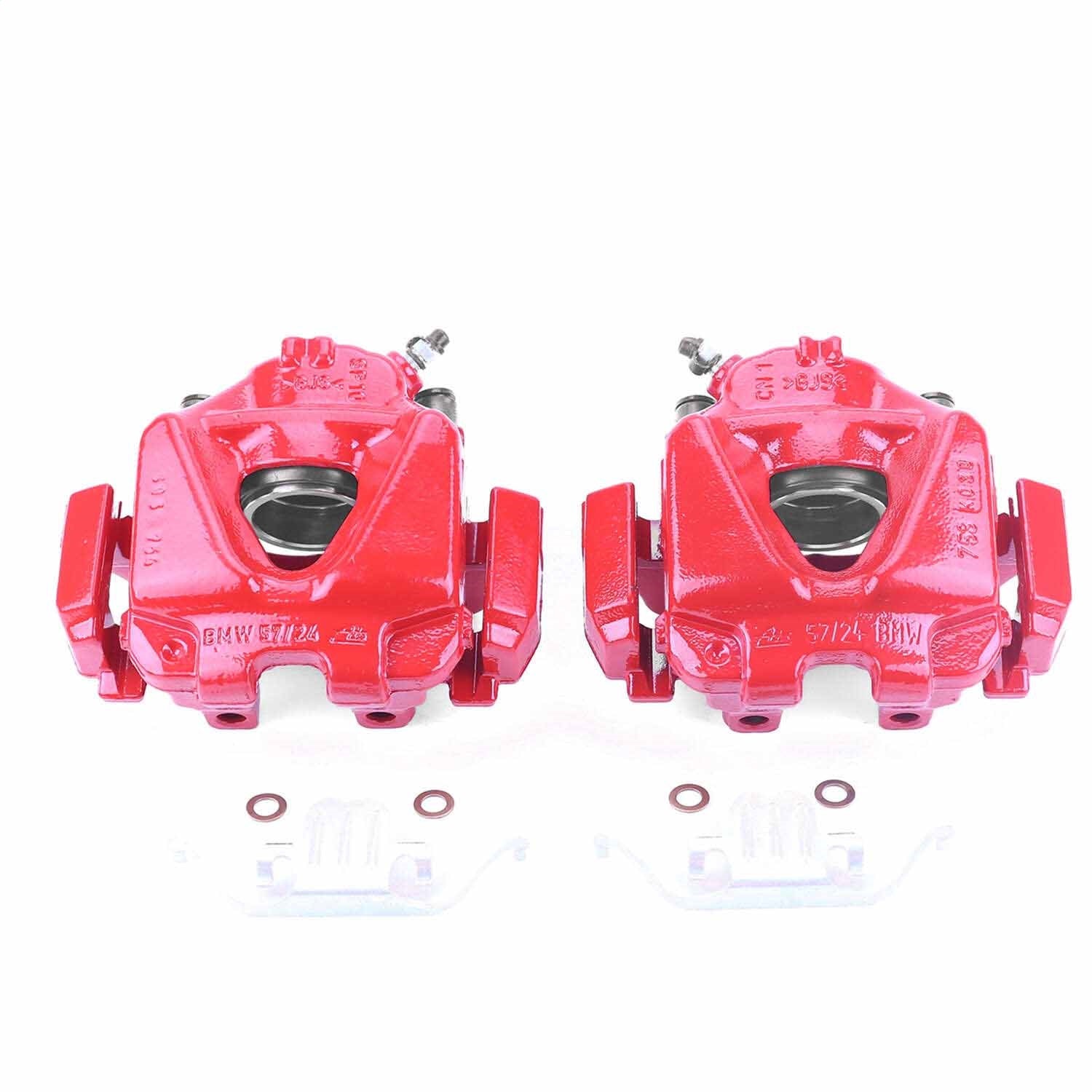 PowerStop Front Red Calipers | 2008–2013 BMW 328i (S3360)