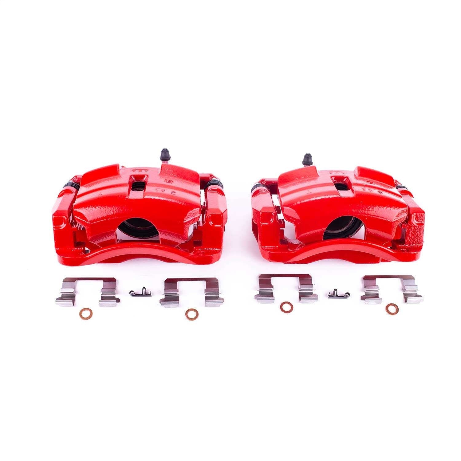 PowerStop Front Red Calipers | 2008–2013 Nissan Rogue (S3428)