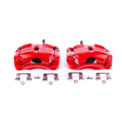 PowerStop Front Red Calipers | 2008–2013 Nissan Rogue (S3428)