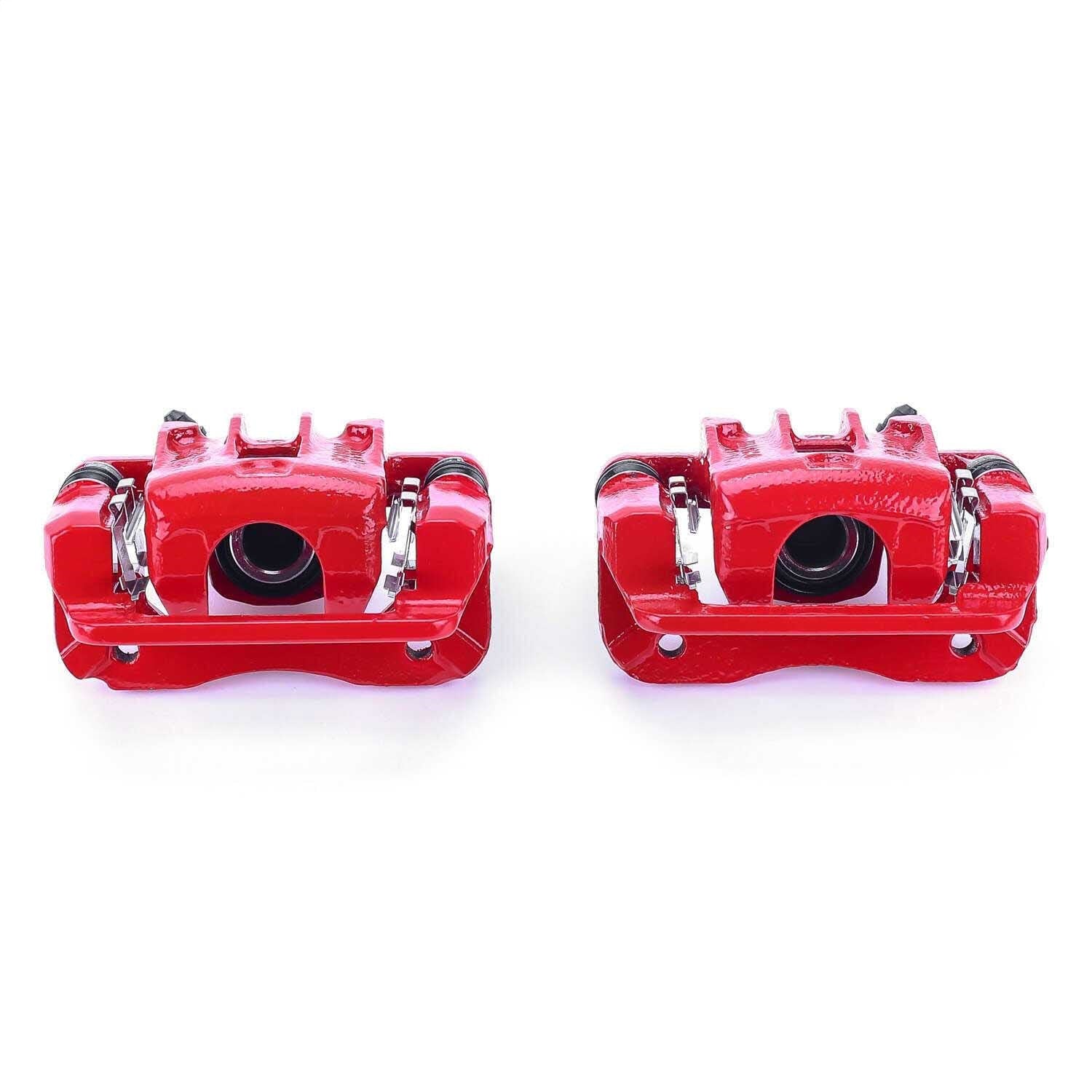 PowerStop Rear Red Calipers | 2007–2010 Hyundai Elantra (S3456)
