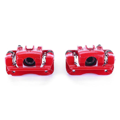 PowerStop Rear Red Calipers | 2007–2010 Hyundai Elantra (S3456)
