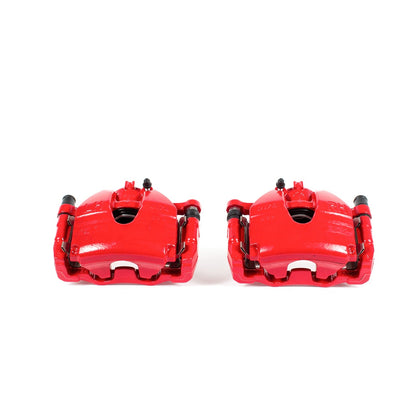 PowerStop Front Red Calipers | 2007–2008 Infiniti G35 (S3702)