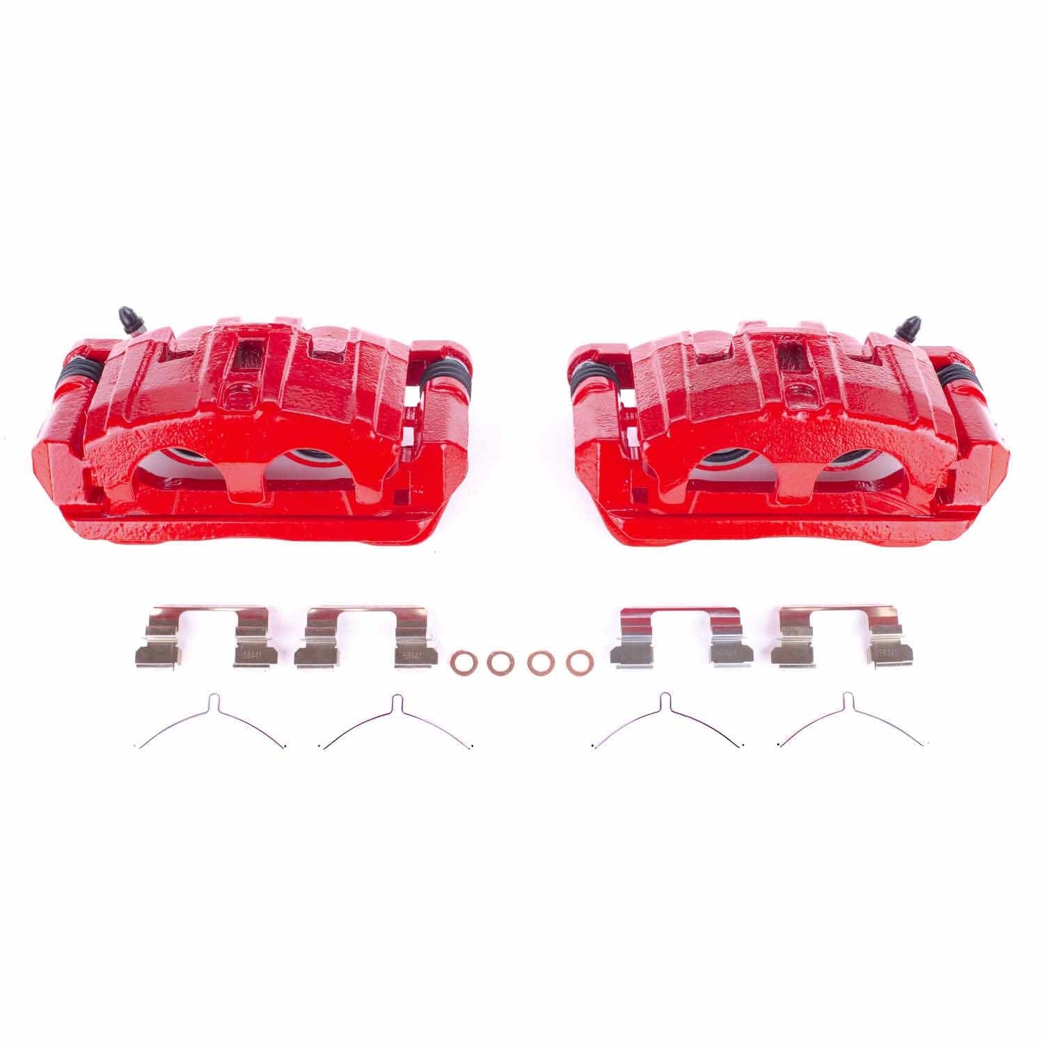 PowerStop Front Red Calipers | 2014–2016 Acura MDX (S3826A)