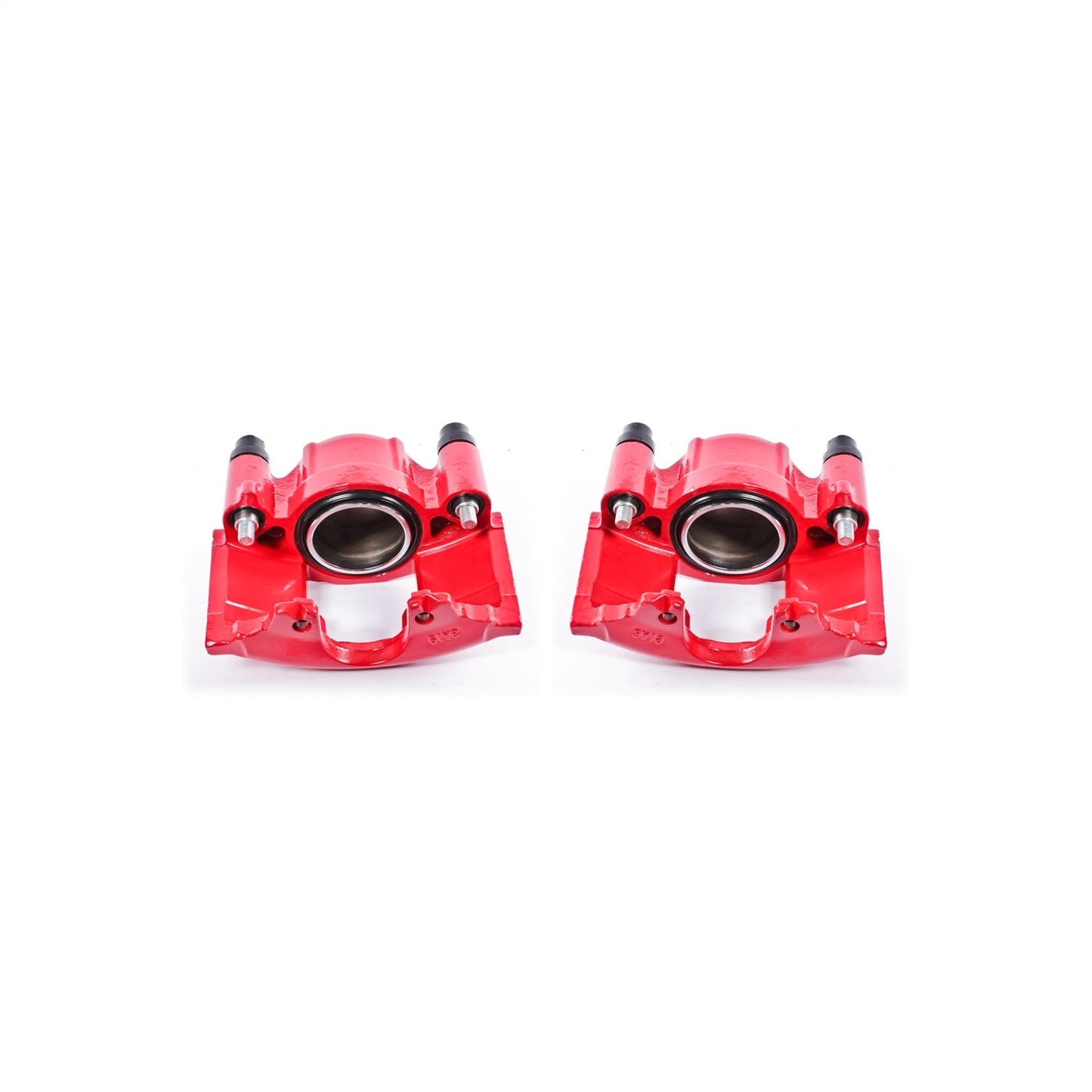 PowerStop Front Red Calipers | 1990–1993 Cadillac Commercial Chassis (S4299)
