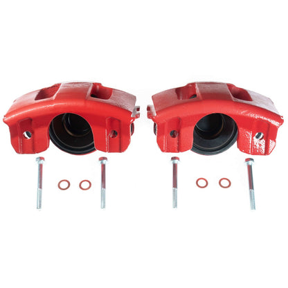 PowerStop Front Red Calipers | 1990–2001 Jeep Cherokee (S4339)