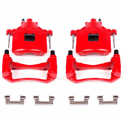 PowerStop Front Red Calipers | 2000–2005 Buick LeSabre (S4638A)