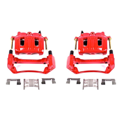 PowerStop Front Red Calipers | 1999–2003 Ford F-150 (S4750)