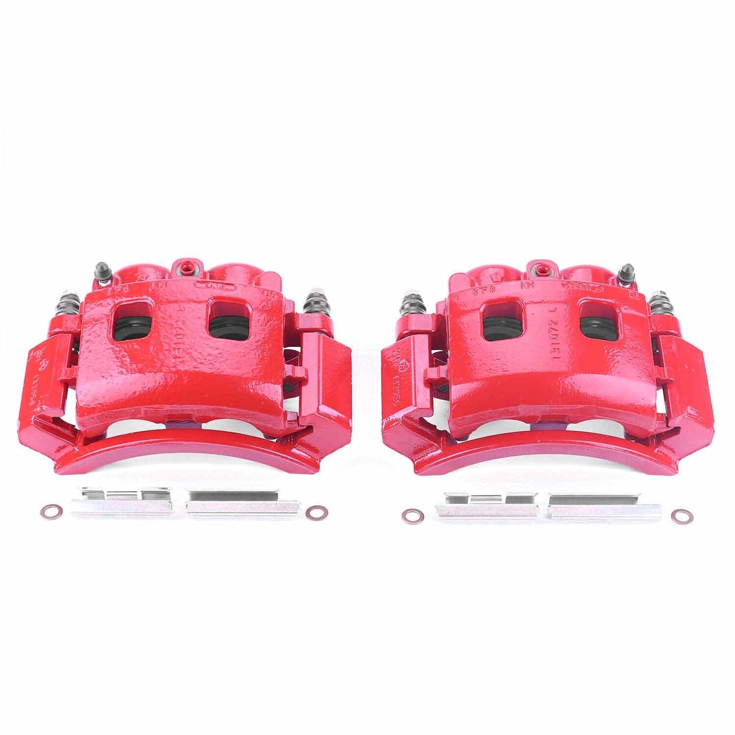 PowerStop Front Red Calipers | 2000–2001 Dodge Ram 1500 (S4762A)