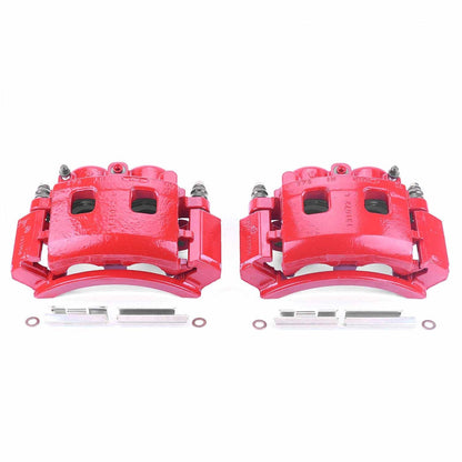 PowerStop Front Red Calipers | 2000–2001 Dodge Ram 1500 (S4762A)