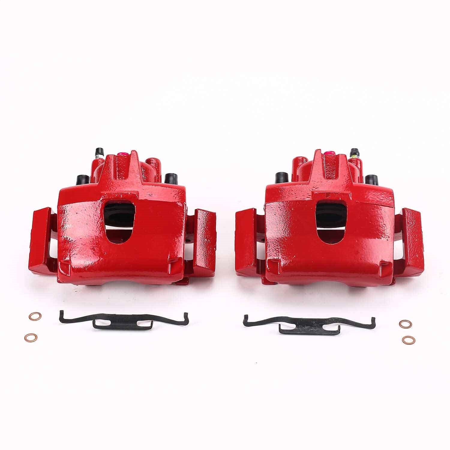 PowerStop Front Red Calipers | 2001–2007 Chrysler Town & Country (S4776)
