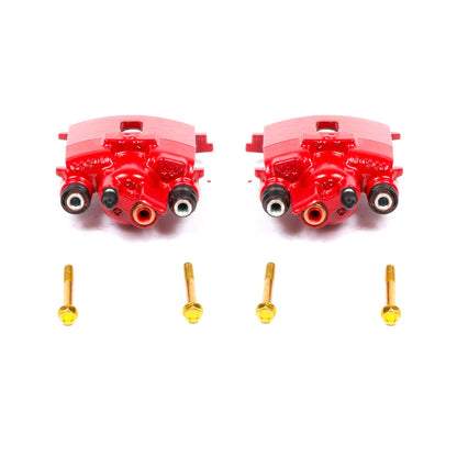 PowerStop Rear Red Calipers | 2001–2010 Chrysler PT Cruiser (S4784)