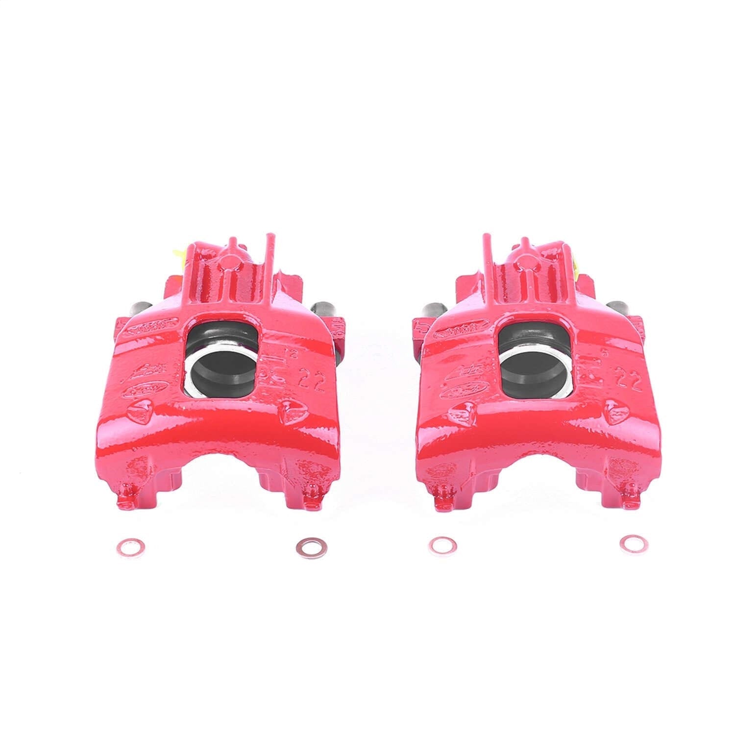 PowerStop Front Red Calipers | 2000–2004 Ford Focus (S4794)