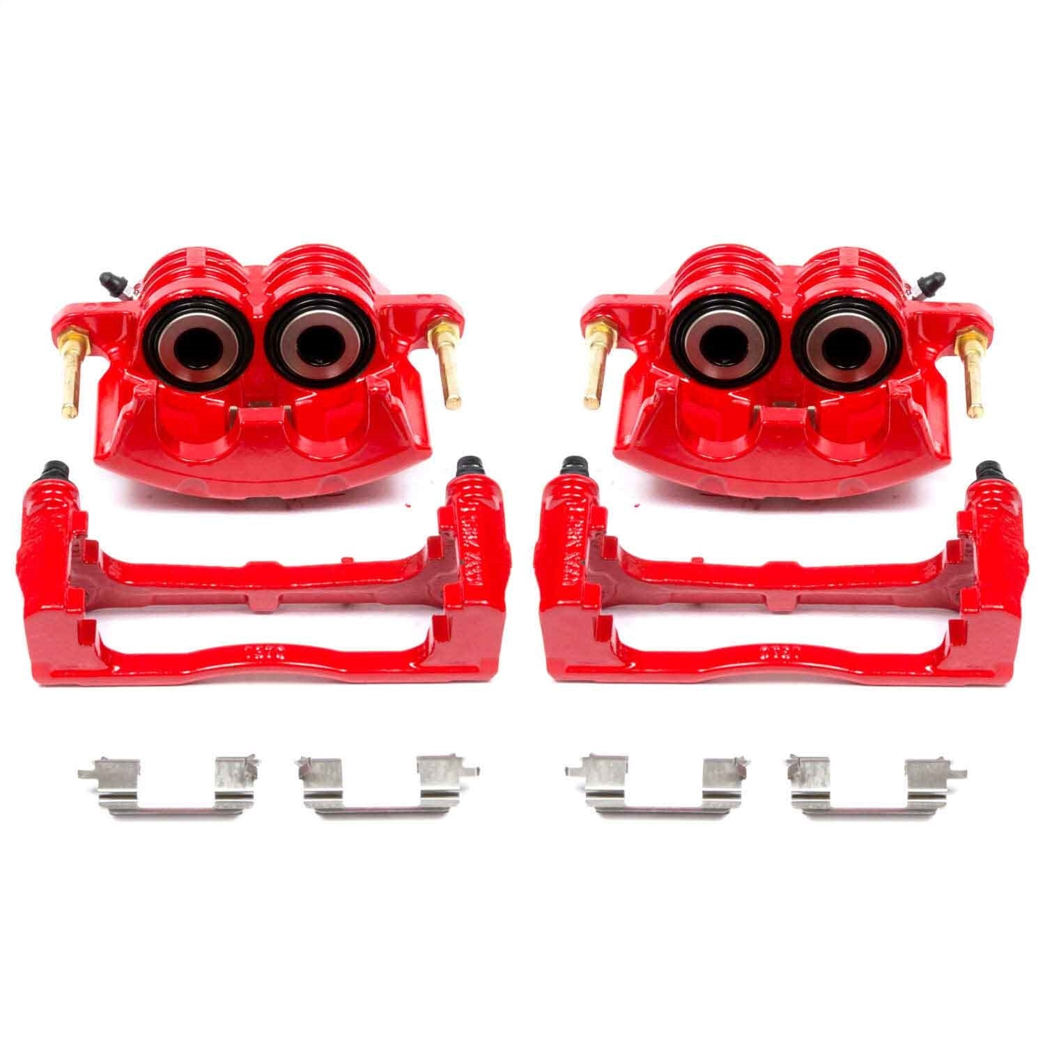 PowerStop Front Red Calipers | 2004–2005 Buick Rainier (S4798)