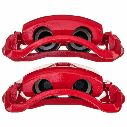 PowerStop Rear Red Caliper Pair | 2001–2006 Chevrolet Silverado 3500 (S4814)