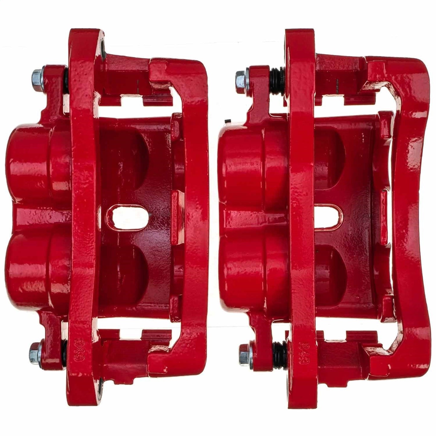 PowerStop Rear Red Caliper Pair | 2001–2006 Chevrolet Silverado 3500 (S4814)