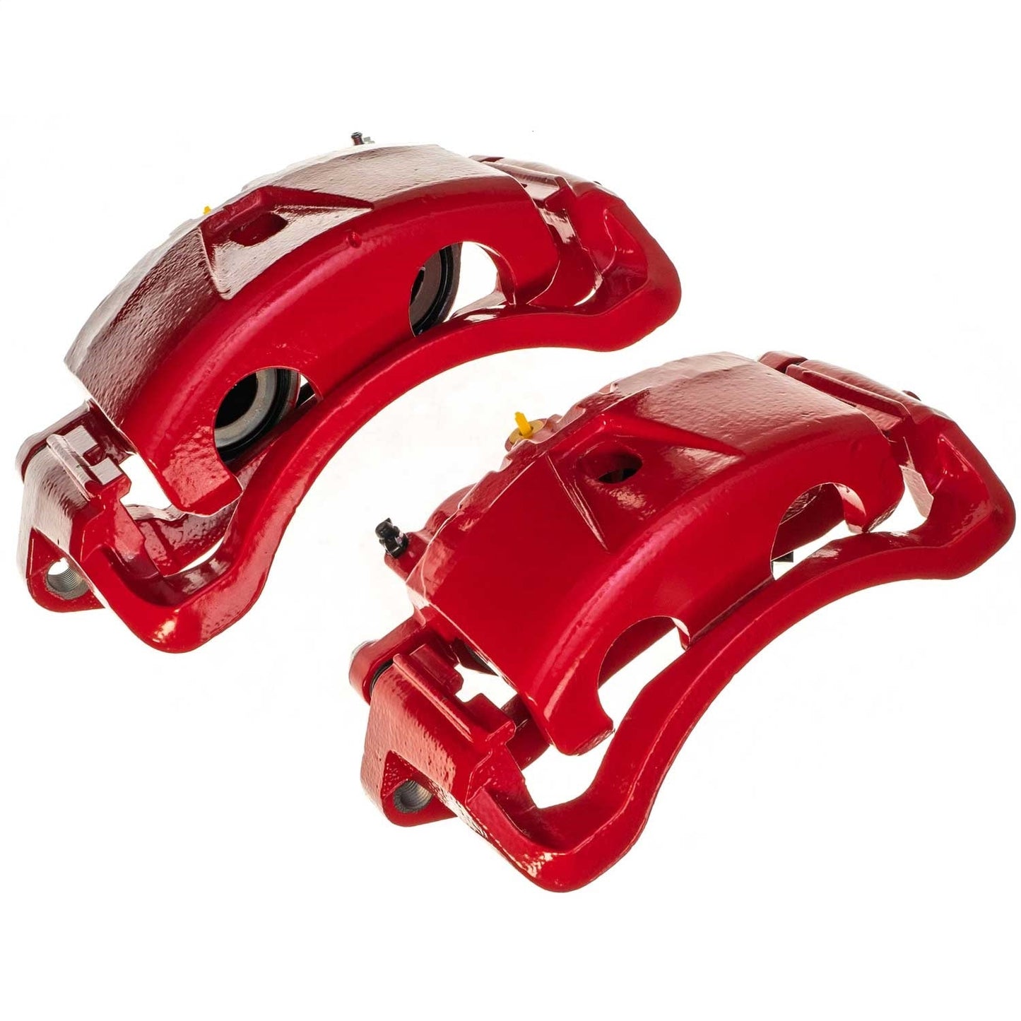 PowerStop Rear Red Caliper Pair | 2001–2006 Chevrolet Silverado 3500 (S4814)