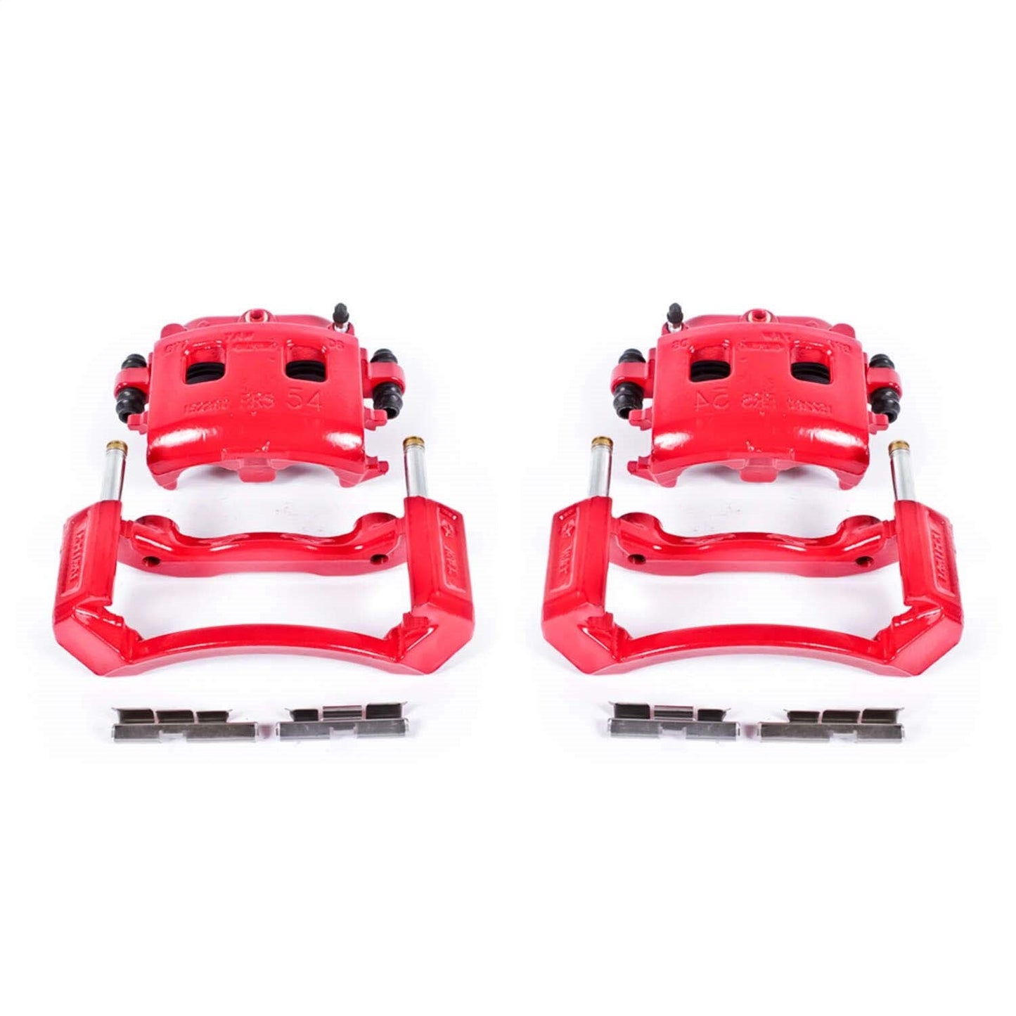 PowerStop Front Red Calipers | 2002–2005 Dodge Ram 1500 (S4832)