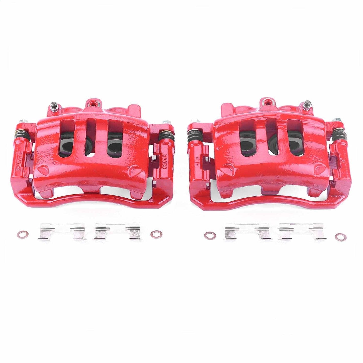 PowerStop Front Red Calipers | 2003–2011 Ford Crown Victoria (S4840)