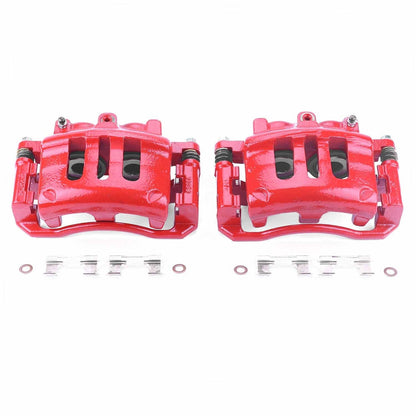 PowerStop Front Red Calipers | 2003–2011 Ford Crown Victoria (S4840)