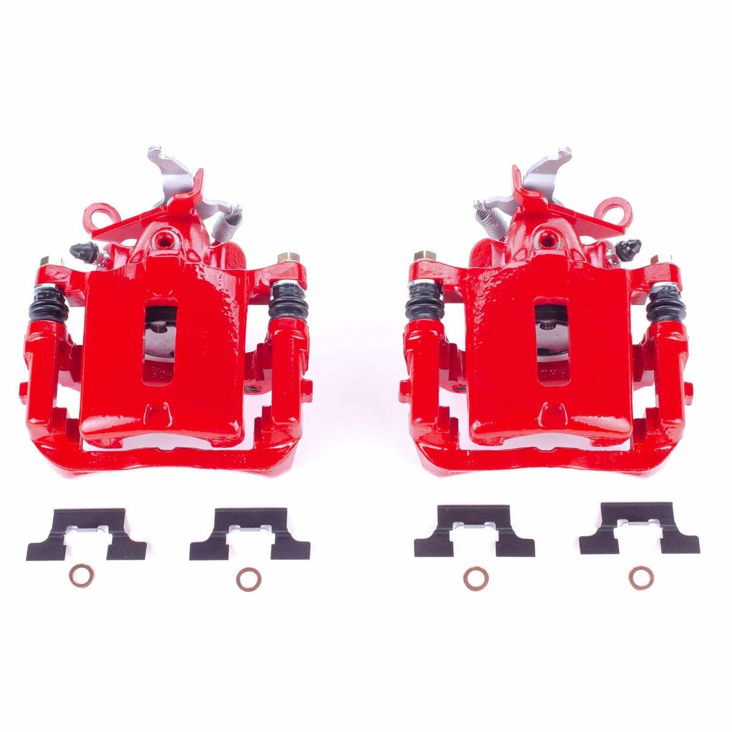PowerStop Rear Red Calipers | 2003–2005 Jaguar S-Type (S4852)