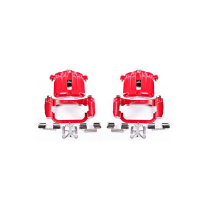 PowerStop Rear Red Calipers | 2004–2005 Cadillac DeVille (S4854)