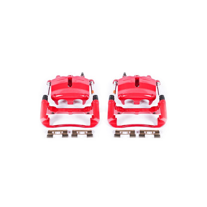 PowerStop Front Red Calipers | 2004–2005 Ford F-150 (S4860)