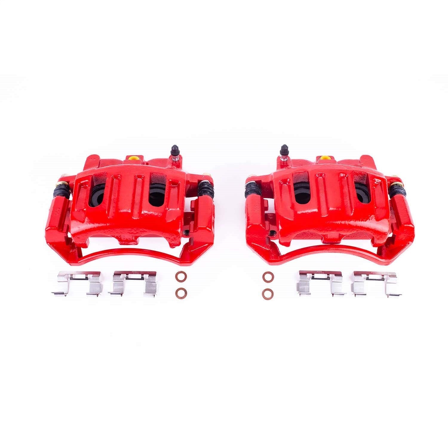 PowerStop Calipers | 2003–2004 Dodge Dakota Front Red (S4862)