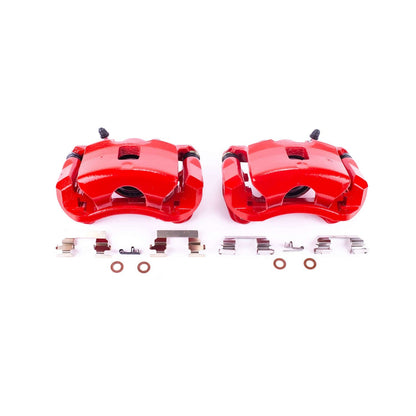 PowerStop Front Red Calipers | 2007–2010 Chevrolet Cobalt (S4880A)