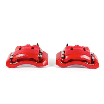 PowerStop Front Red Calipers | 2006–2008 Dodge Ram 1500 (S4890)
