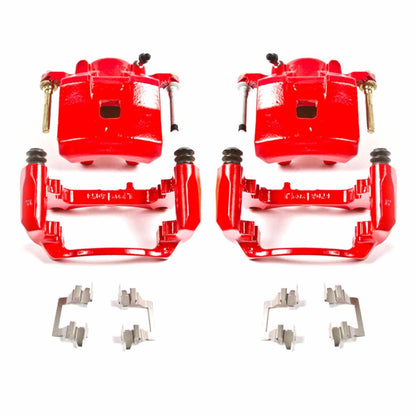 PowerStop Front Red Calipers | 2005–2008 Chevrolet Cobalt (S4906)
