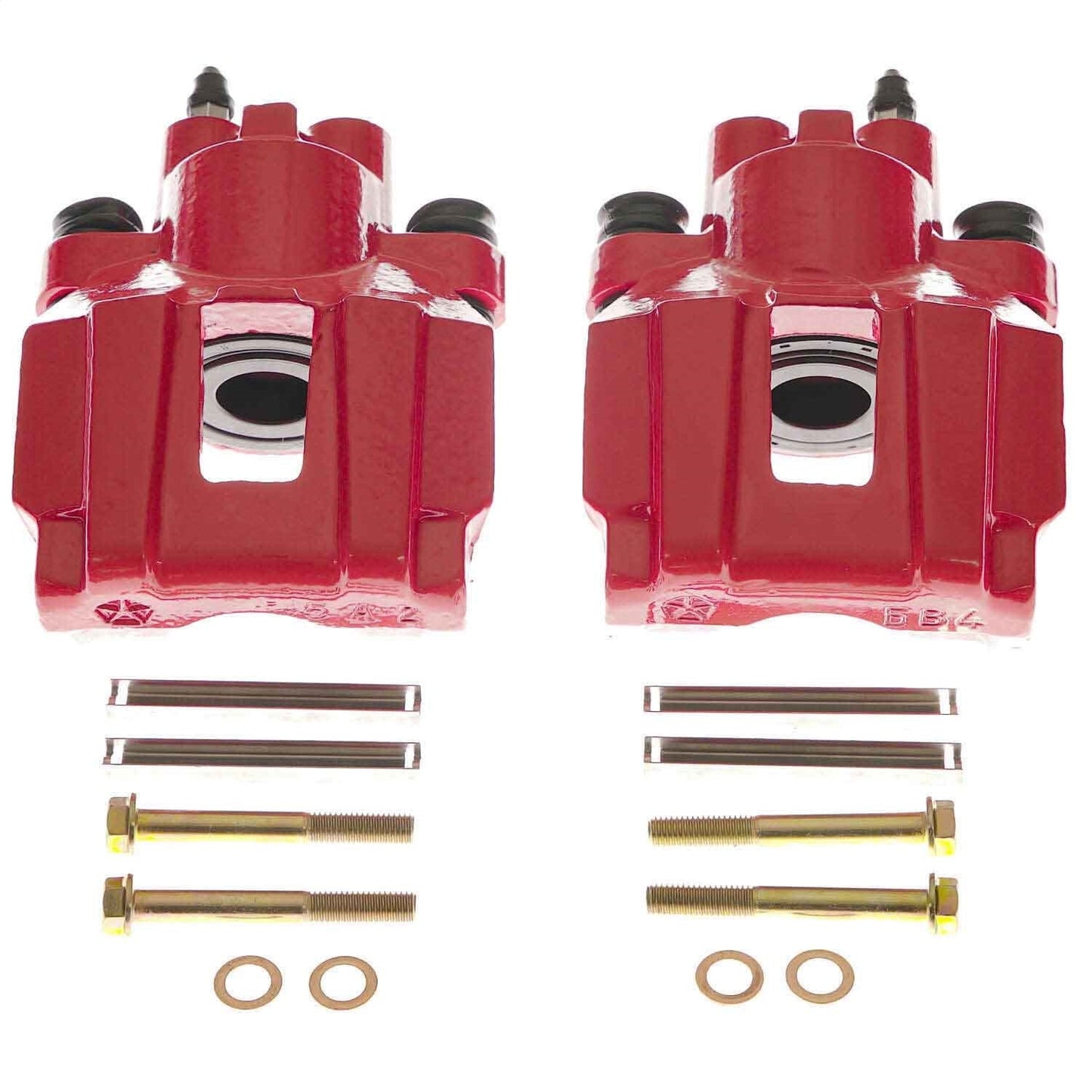 PowerStop Rear Red Calipers | 2004–2008 Chrysler Pacifica (S4914)