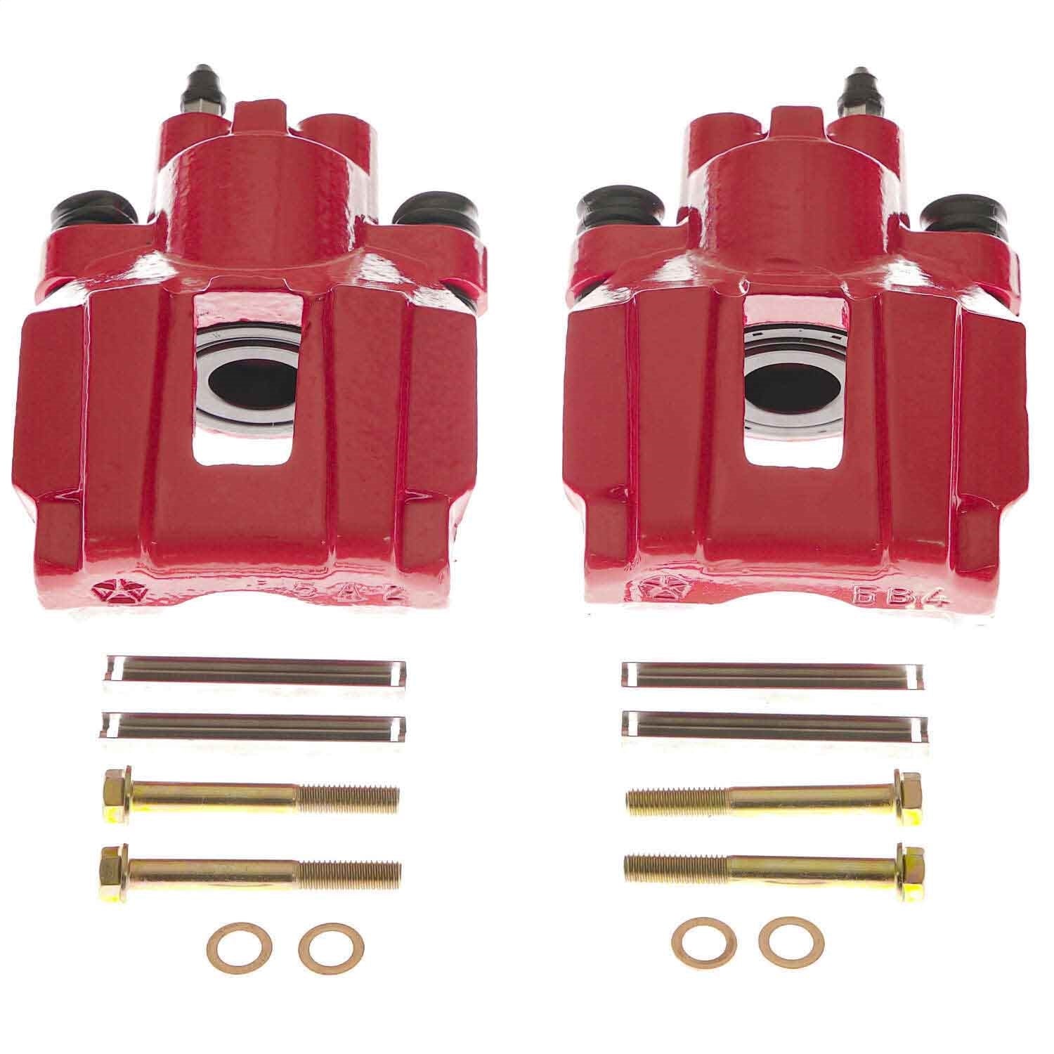 PowerStop Rear Red Calipers | 2004–2008 Chrysler Pacifica (S4914)